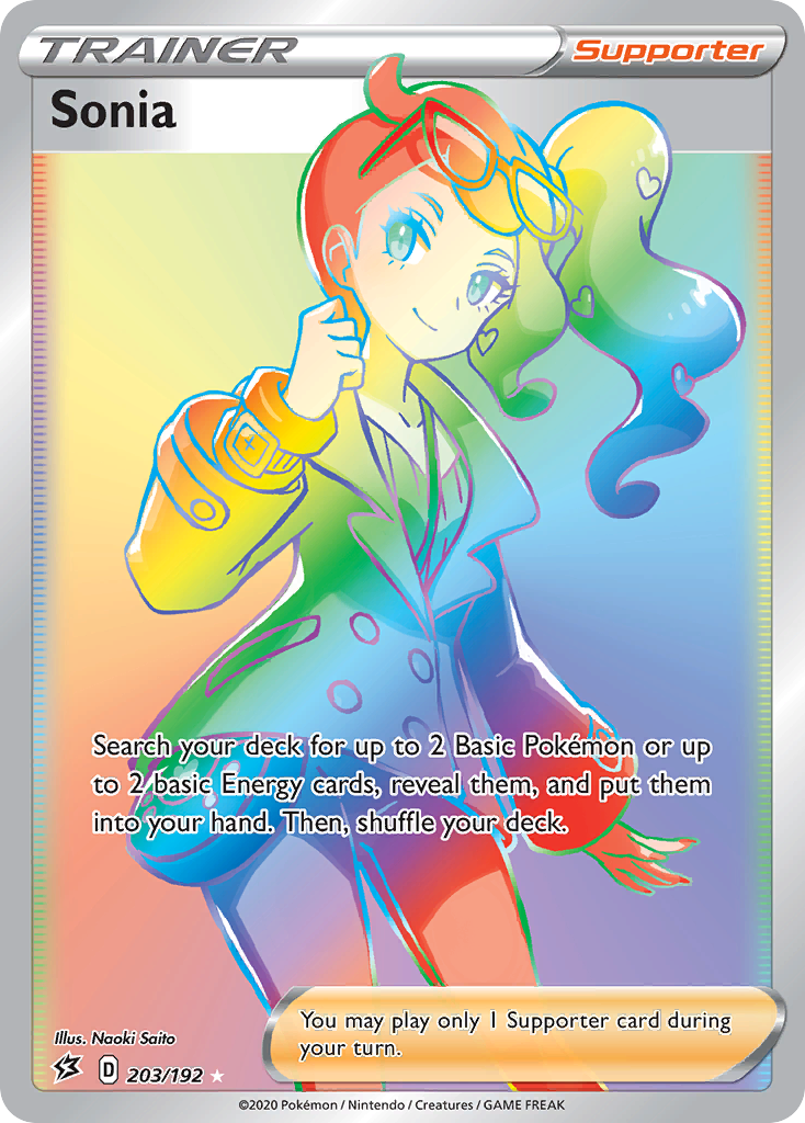 Sonia (203/192) [Sword & Shield: Rebel Clash] | KingTCG.ca