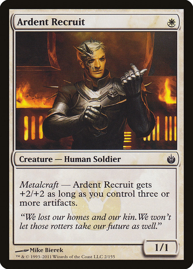 Ardent Recruit [Mirrodin Besieged] | KingTCG.ca