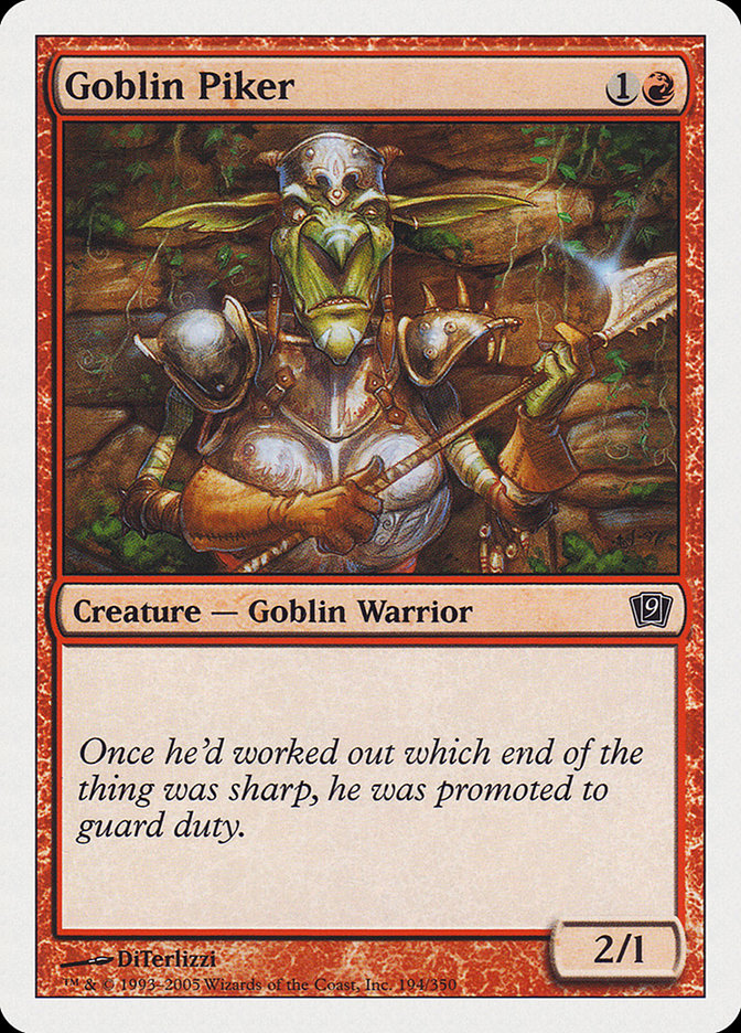 Goblin Piker [Ninth Edition] | KingTCG.ca