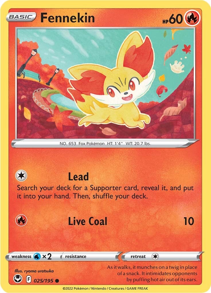 Fennekin (025/195) [Sword & Shield: Silver Tempest] | KingTCG.ca