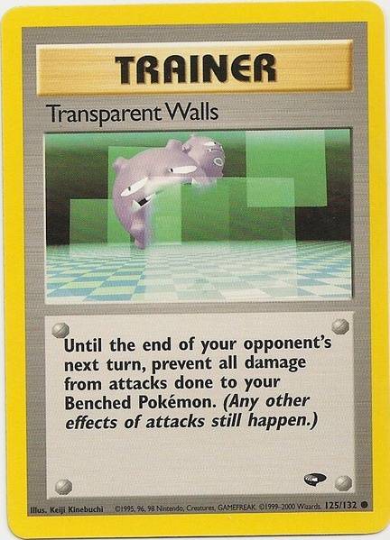 Transparent Walls (125/132) [Gym Challenge] | KingTCG.ca