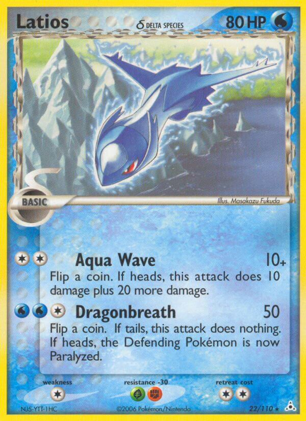 Latios (22/110) (Delta Species) (Theme Deck Exclusives) [EX: Holon Phantoms] | KingTCG.ca