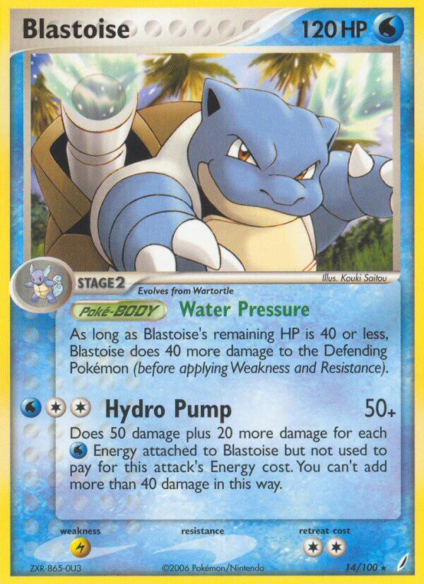 Blastoise (14/100) (Theme Deck Exclusive) [EX: Crystal Guardians] | KingTCG.ca