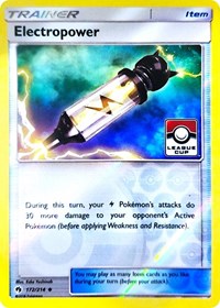 Electropower (172/214) (League Promo) [Sun & Moon: Lost Thunder] | KingTCG.ca