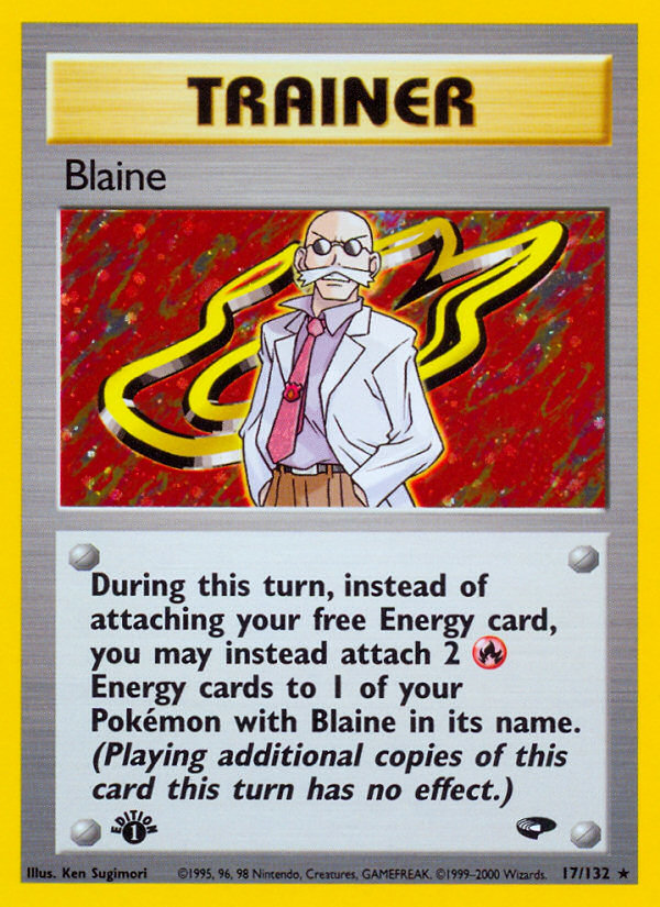 Blaine (17/132) [Gym Challenge 1st Edition] | KingTCG.ca