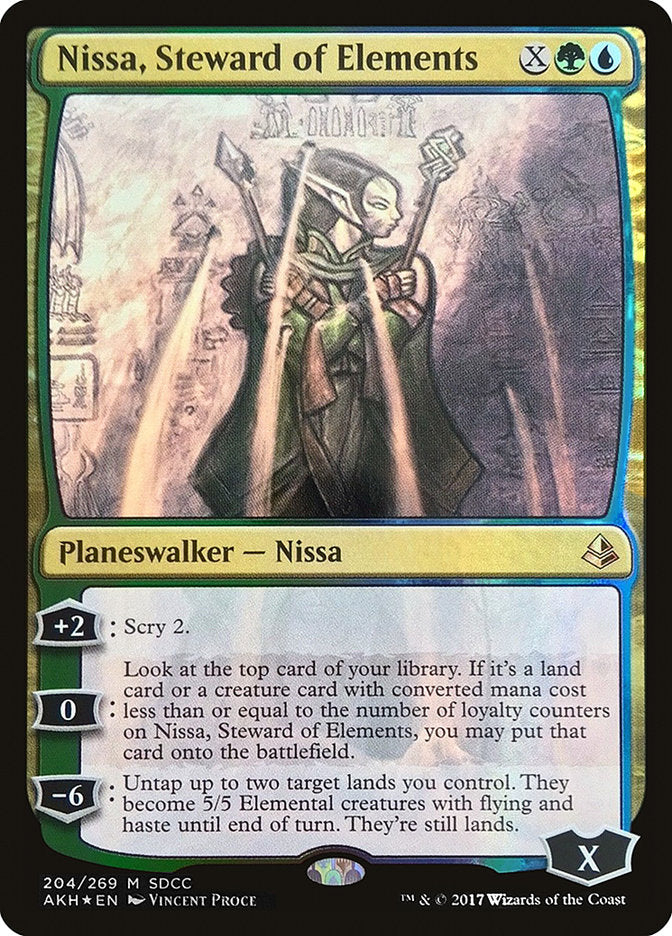 Nissa, Steward of Elements [San Diego Comic-Con 2017] | KingTCG.ca