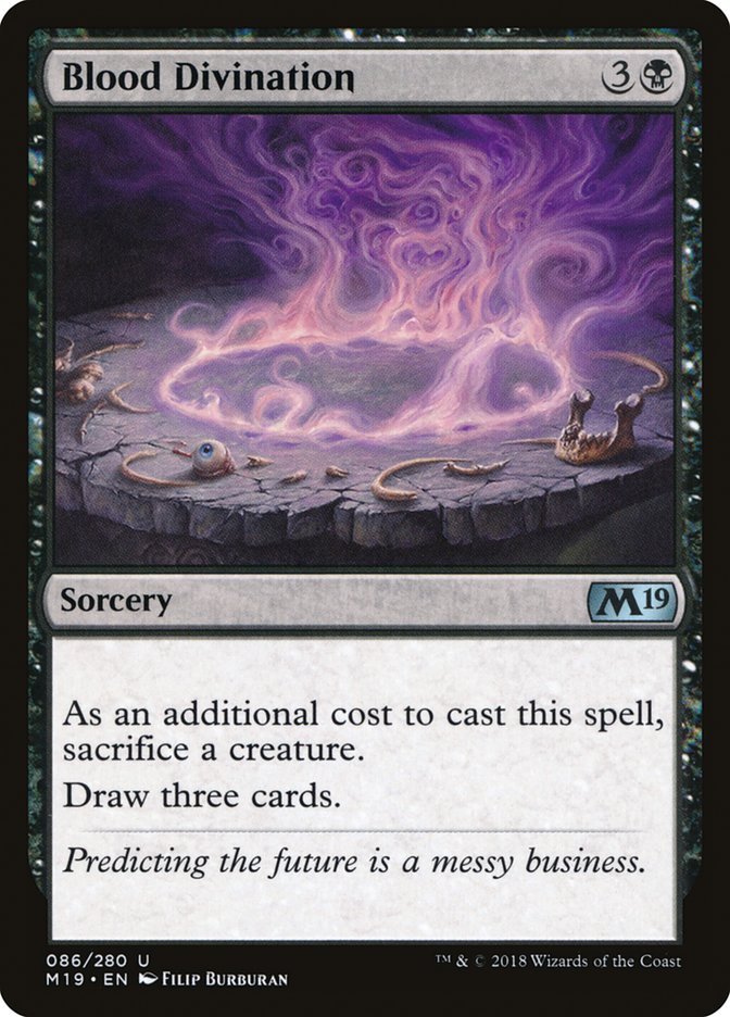 Blood Divination [Core Set 2019] | KingTCG.ca