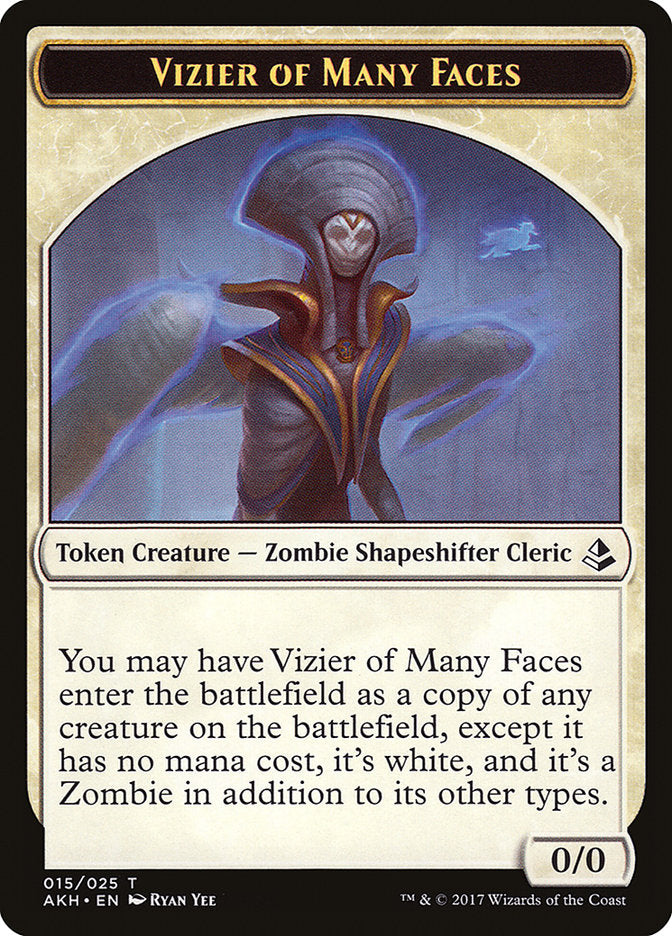 Vizier of Many Faces Token [Amonkhet Tokens] | KingTCG.ca