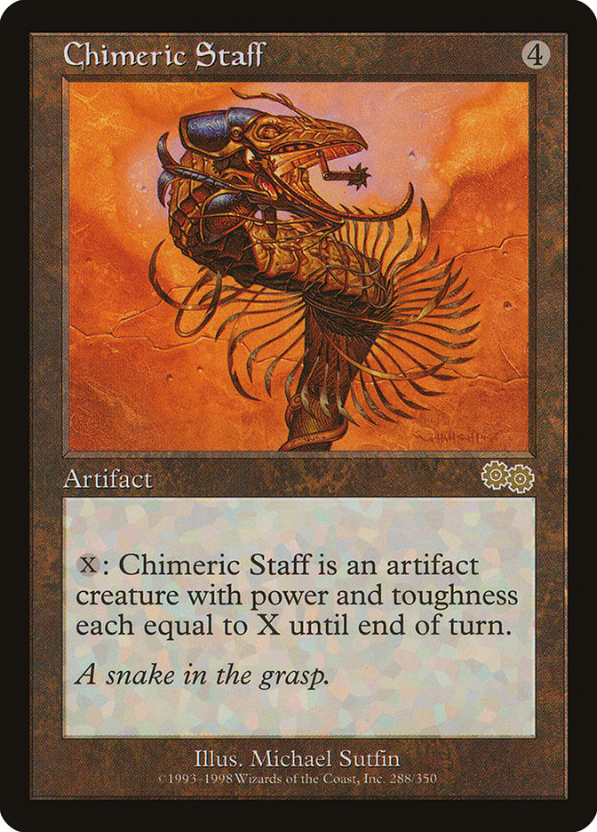 Chimeric Staff [Urza's Saga] | KingTCG.ca