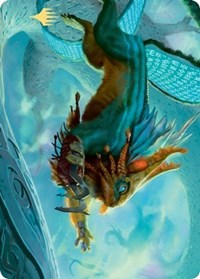 Toski, Bearer of Secrets Art Card (Gold-Stamped Signature) [Kaldheim: Art Series] | KingTCG.ca