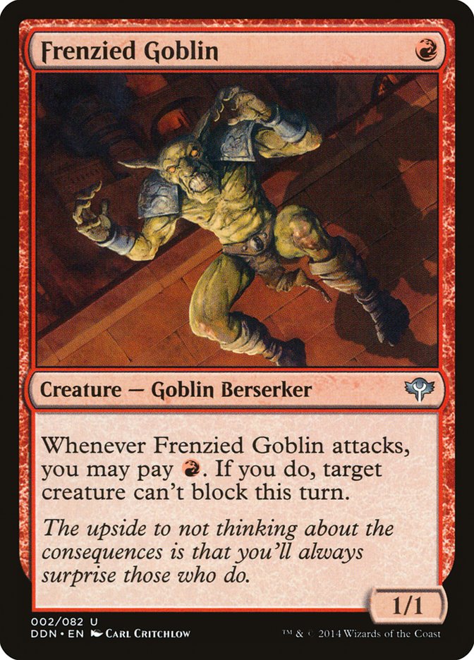 Frenzied Goblin [Duel Decks: Speed vs. Cunning] | KingTCG.ca