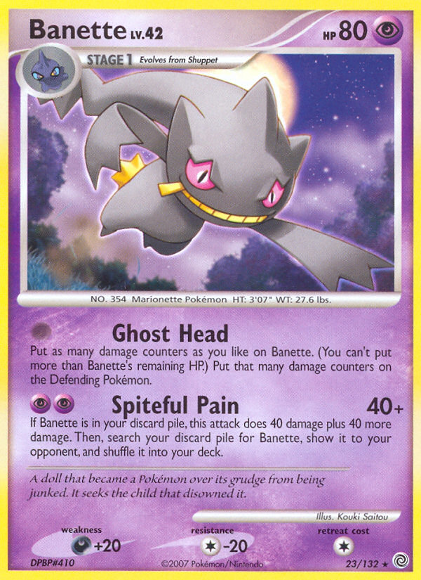 Banette (23/132) [Diamond & Pearl: Secret Wonders] | KingTCG.ca