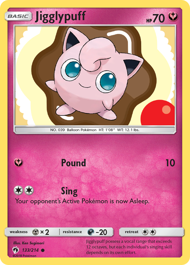 Jigglypuff (133/214) [Sun & Moon: Lost Thunder] | KingTCG.ca