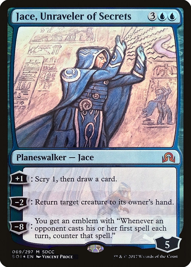 Jace, Unraveler of Secrets [San Diego Comic-Con 2017] | KingTCG.ca