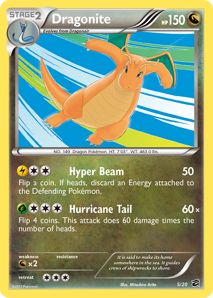 Dragonite (5/20) [Black & White: Dragon Vault] | KingTCG.ca