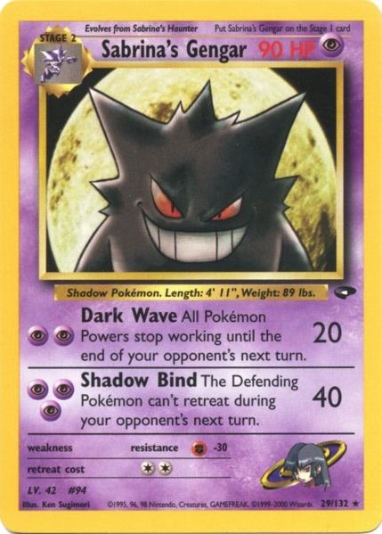 Sabrina's Gengar (29/132) [Gym Challenge] | KingTCG.ca