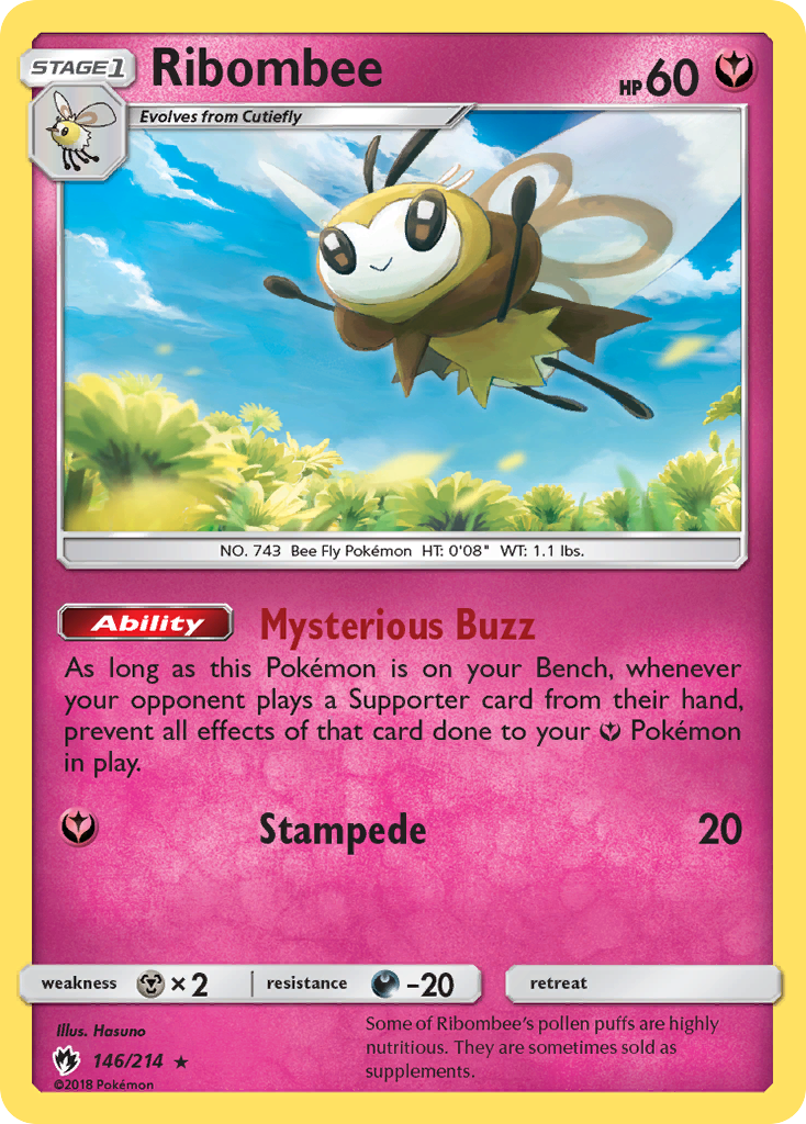 Ribombee (146/214) [Sun & Moon: Lost Thunder] | KingTCG.ca