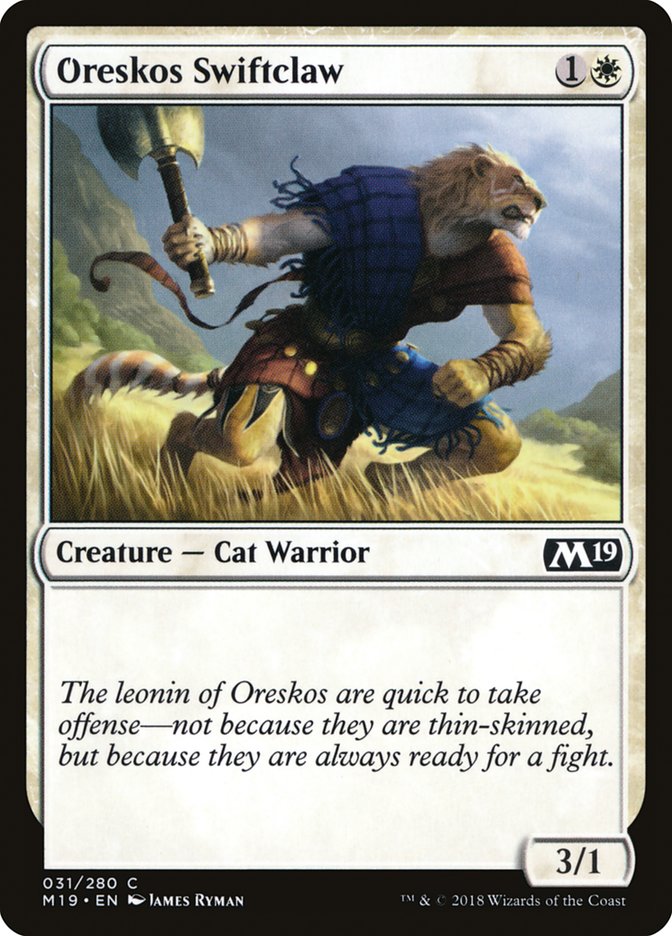 Oreskos Swiftclaw [Core Set 2019] | KingTCG.ca