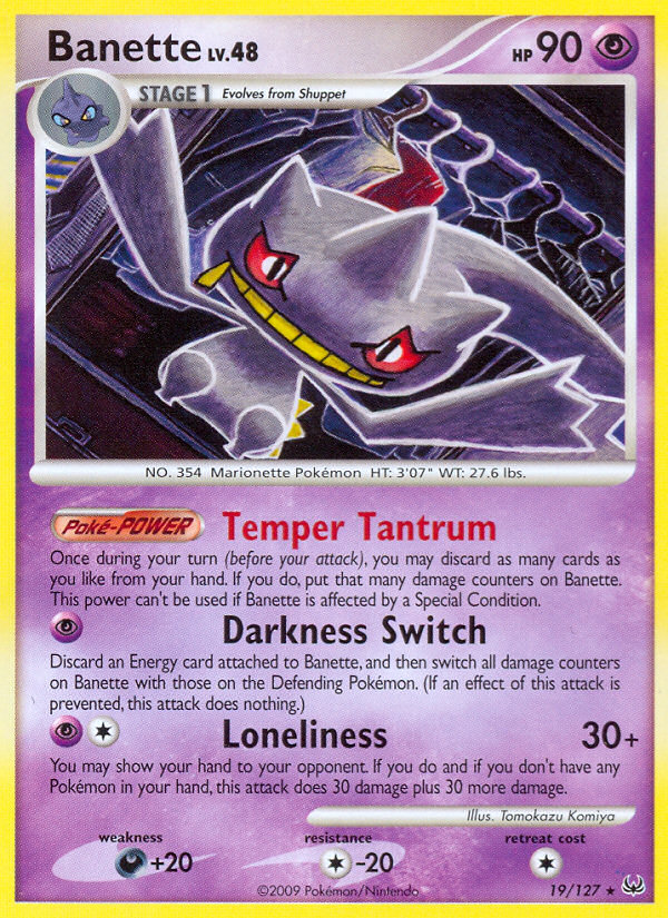 Banette (19/127) [Platinum: Base Set] | KingTCG.ca