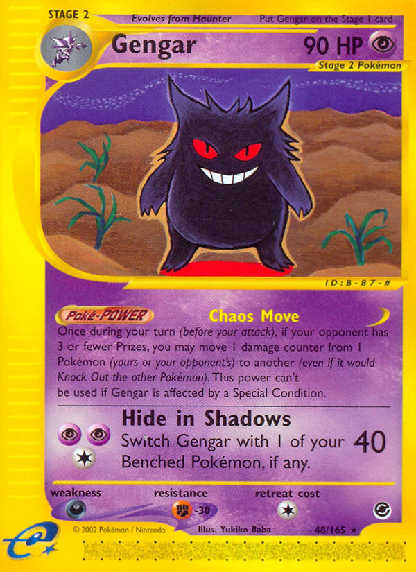 Gengar (48/165) [Expedition: Base Set] | KingTCG.ca