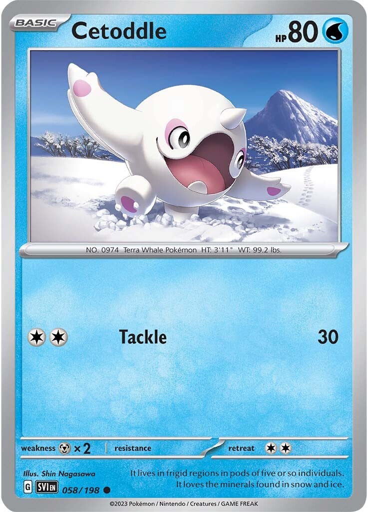 Cetoddle (058/198) [Scarlet & Violet: Base Set] | KingTCG.ca