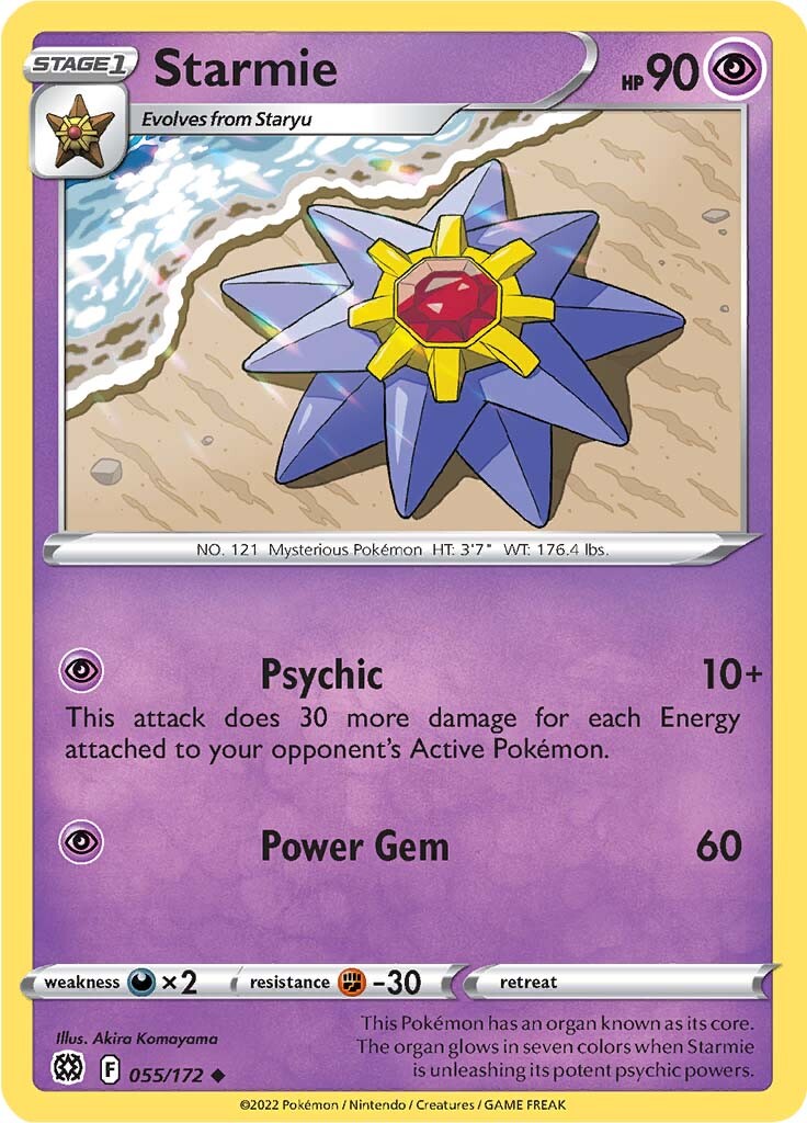 Starmie (055/172) [Sword & Shield: Brilliant Stars] | KingTCG.ca