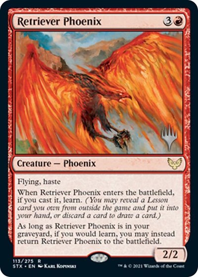 Retriever Phoenix (Promo Pack) [Strixhaven: School of Mages Promos] | KingTCG.ca