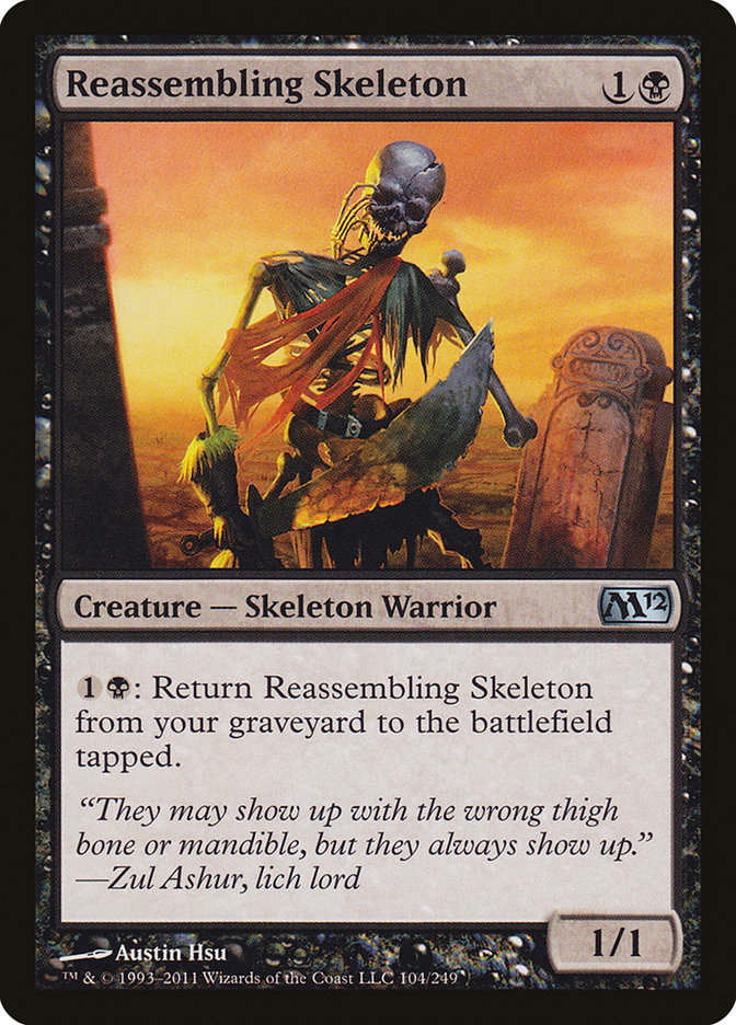 Reassembling Skeleton [Magic 2012] | KingTCG.ca