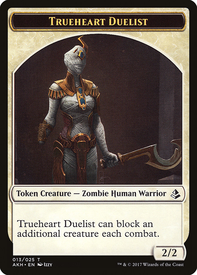 Trueheart Duelist Token [Amonkhet Tokens] | KingTCG.ca