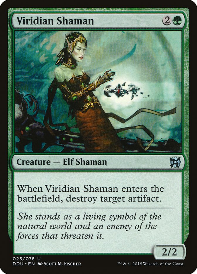 Viridian Shaman [Duel Decks: Elves vs. Inventors] | KingTCG.ca