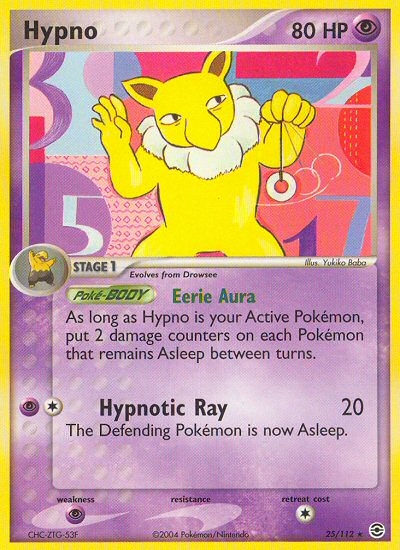 Hypno (25/112) [EX: FireRed & LeafGreen] | KingTCG.ca