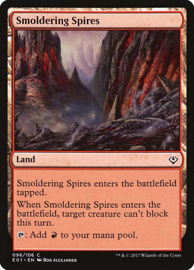 Smoldering Spires [Archenemy: Nicol Bolas] | KingTCG.ca