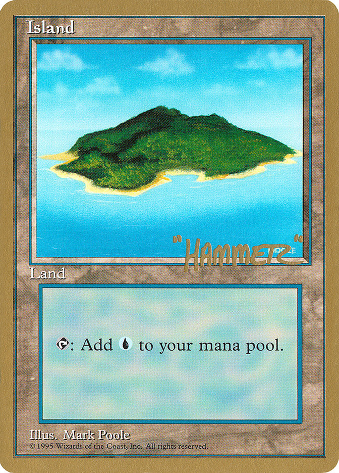 Island (shr367) (Shawn "Hammer" Regnier) [Pro Tour Collector Set] | KingTCG.ca