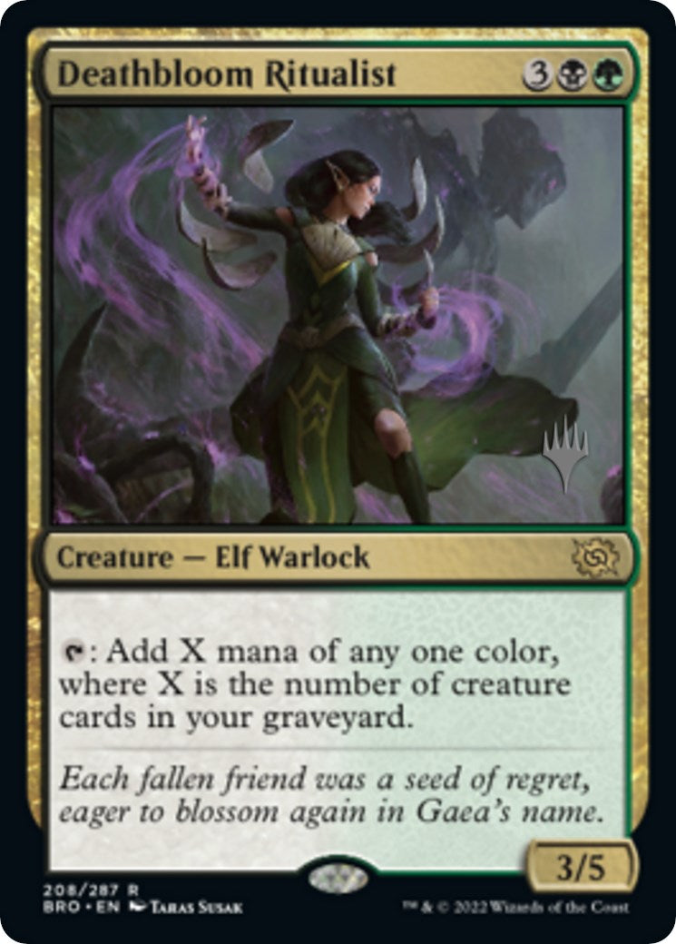 Deathbloom Ritualist (Promo Pack) [The Brothers' War Promos] | KingTCG.ca