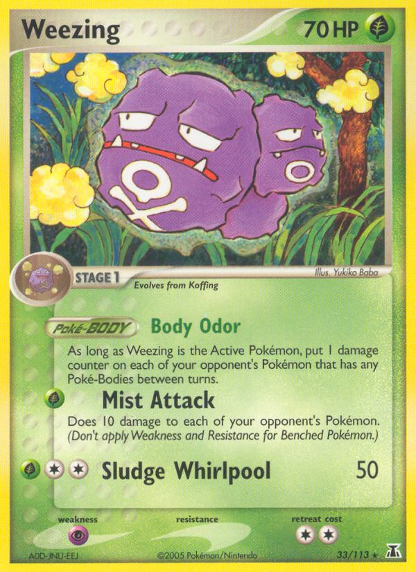 Weezing (33/113) [EX: Delta Species] | KingTCG.ca