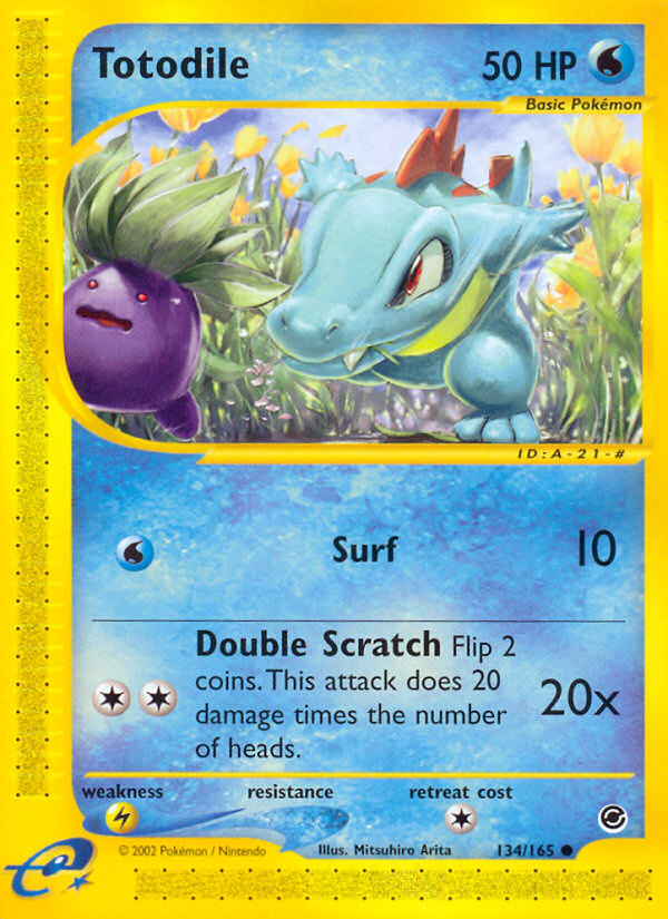 Totodile (134/165) [Expedition: Base Set] | KingTCG.ca