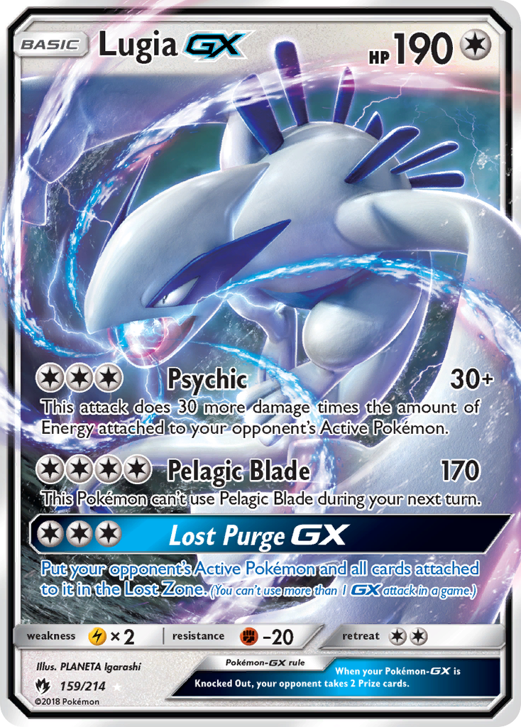 Lugia GX (159/214) [Sun & Moon: Lost Thunder] | KingTCG.ca