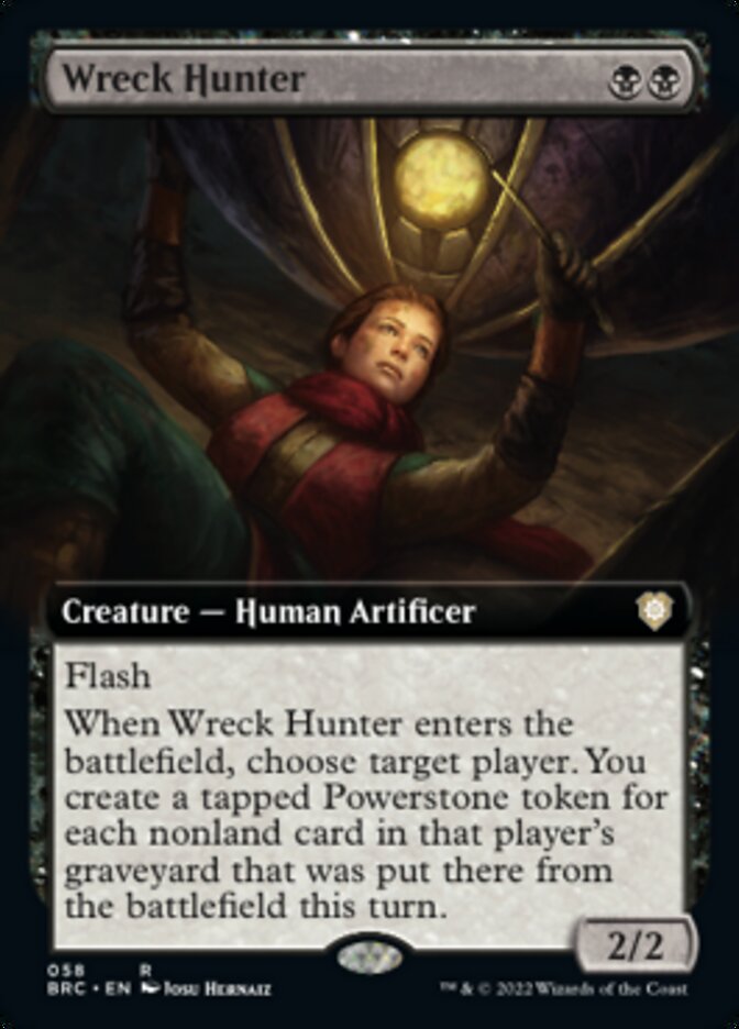 Wreck Hunter (Extended Art) [The Brothers' War Commander] | KingTCG.ca