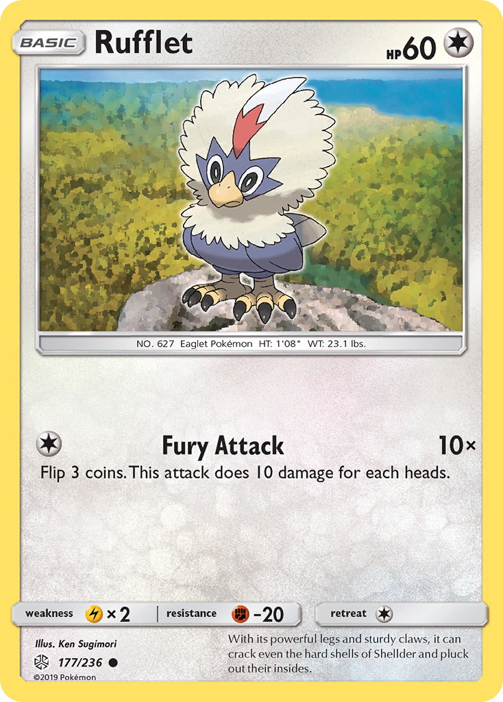 Rufflet (177/236) [Sun & Moon: Cosmic Eclipse] | KingTCG.ca