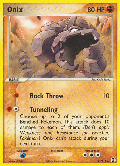 Onix (42/112) [EX: FireRed & LeafGreen] | KingTCG.ca