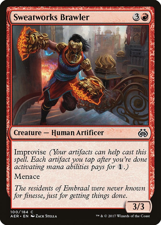 Sweatworks Brawler [Aether Revolt] | KingTCG.ca