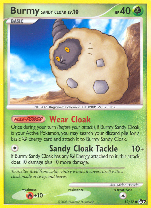 Burmy Sandy Cloak (12/17) [POP Series 7] | KingTCG.ca