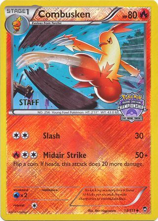 Combusken (13/111) (Championship Promo Staff) [XY: Furious Fists] | KingTCG.ca