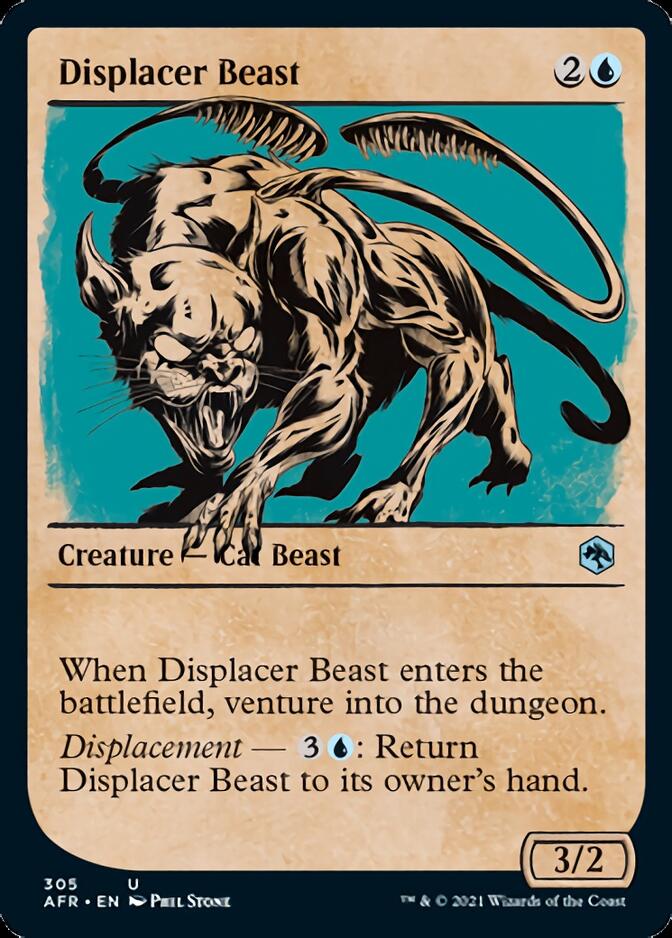 Displacer Beast (Showcase) [Dungeons & Dragons: Adventures in the Forgotten Realms] | KingTCG.ca