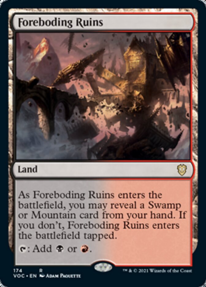 Foreboding Ruins [Innistrad: Crimson Vow Commander] | KingTCG.ca