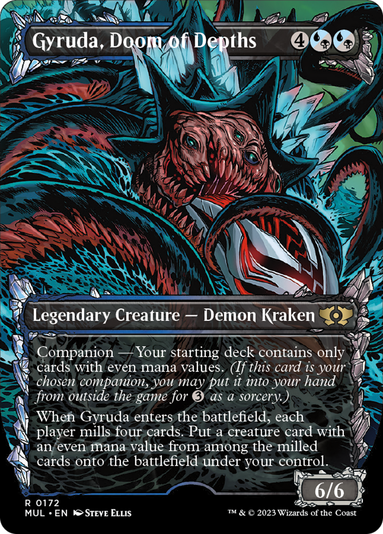 Gyruda, Doom of Depths (Halo Foil) [Multiverse Legends] | KingTCG.ca