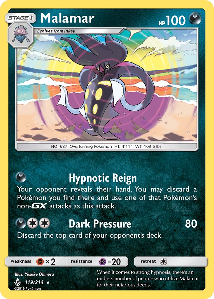 Malamar (119/214) [Sun & Moon: Unbroken Bonds] | KingTCG.ca