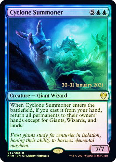 Cyclone Summoner  [Kaldheim Prerelease Promos] | KingTCG.ca