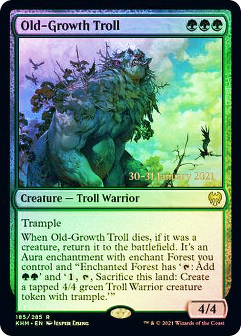 Old-Growth Troll  [Kaldheim Prerelease Promos] | KingTCG.ca