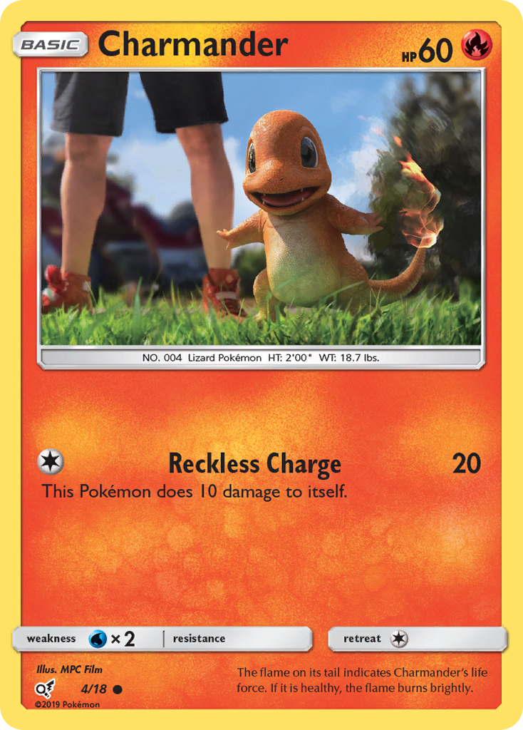 Charmander (4/18) [Sun & Moon: Detective Pikachu] | KingTCG.ca